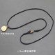 Pendant lanyard braided necklace rope women's red and black collarbone with rope sweater chain gold pendant jade pendant lanyard