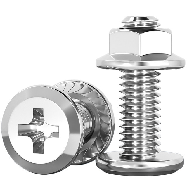 304 stainless steel inverted cross screws large flat head plywood bedside cabinet furniture connection mother-child nail bolt nut