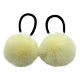 Macaron color hair ball hair ring super soft glutinous pom ball head rope milk bake ball hair rope autumn and winter plush hair accessories
