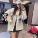 Fat mm300Jin [Jin equals 0.5 kg] Large size Mickey cartoon embroidered cute retro shirt jacket for women's spring and autumn new loose top 2