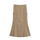 Hot girls pocket work skirt women 2024 new spring and summer high waist slim tight hip fishtail skirt long skirt