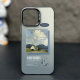 Creative art oil painting landscape suitable for Apple 15promax mobile phone case iPhone14 creative 13 new style 12 couple pro high-end sense 11plus laser xs niche x internet celebrity anti-fall hard case