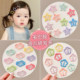 Colorful polka dot star hair clip for children with bangs and broken hair bb clip hair clip for girls and babies that does not hurt hair small clip headwear