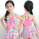Girls Swimwear 2025 New Split Skirt Baby Princess Summer Middle and Large Children's Bikini Children's Swimwear
