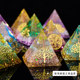 Natural crystal 6 cm customized pyramid office desktop living room home decoration ornaments jewelry gifts for women