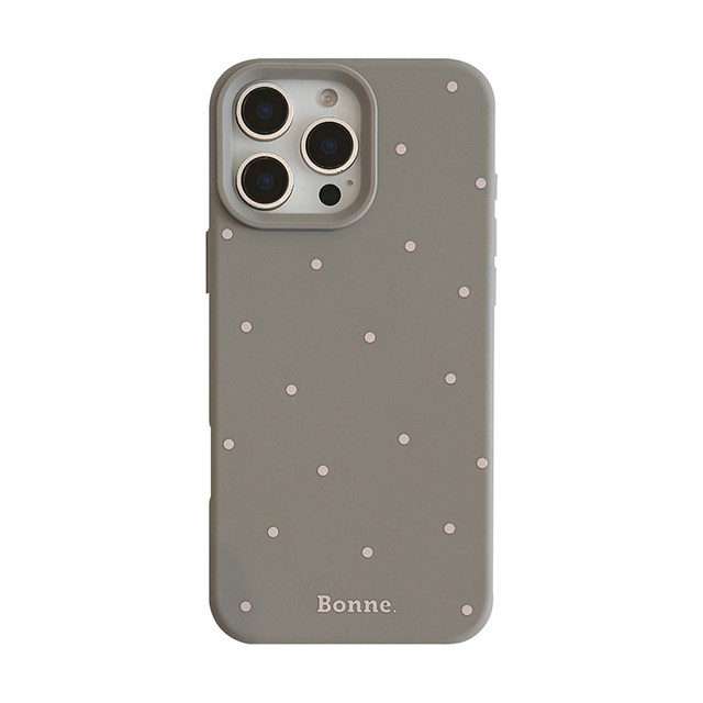 
Niche Ins Simple Solid Color Polka Dot Applicable Apple 17 Promax Mobile Case iPhone 16 New 15 Pro Men and Women 14 Personal Contrast Color Dopamine 16 Design Sense 11 All-inclusive Soft Shell