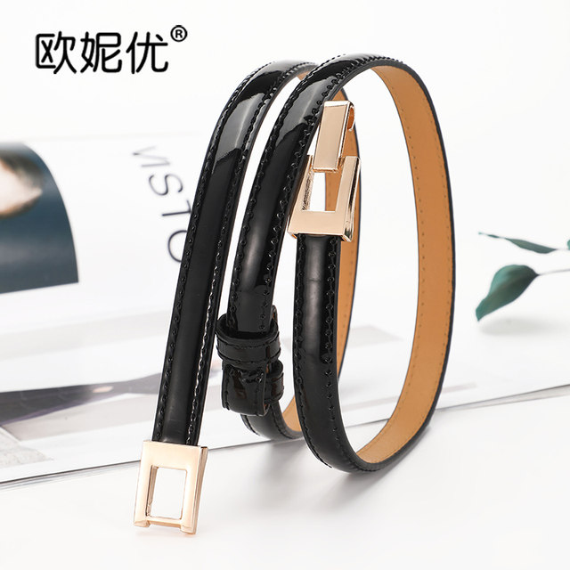 Belt women's decorative versatile sweater with dress Korean style fashionable casual ins style waist-hugging student belt women