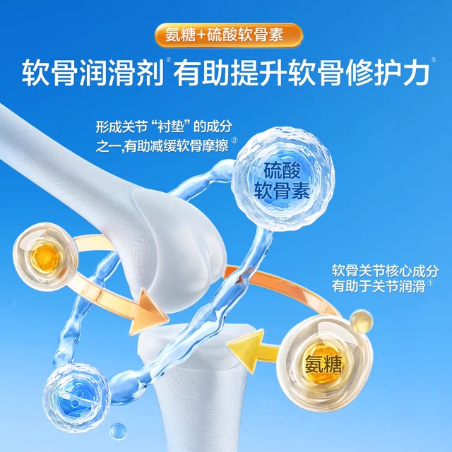 Tomson By-Health Chondroitin Calcium Tablets 200 Tablets Replenish cartilage and protect joints