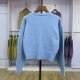 920 Smiling V-neck Knit Cardigan Jacket Women's Top 2025 Early Spring New Short Single Breasted Long Sleeve Sweater