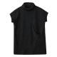 Slimming autumn and winter loose new high-neck temperament dress fat mm large size belly-covering casual mid-length hip-covering skirt