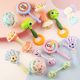 Hand-bell baby toys 0-1 years old Yizhizhi Hammer Dipping Drum Newborn Early Early Teaching