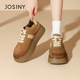Zhuosini 2024 new winter style plus velvet thickened half slippers fashionable large-size snow boots winter slippers fur shoes autumn and winter