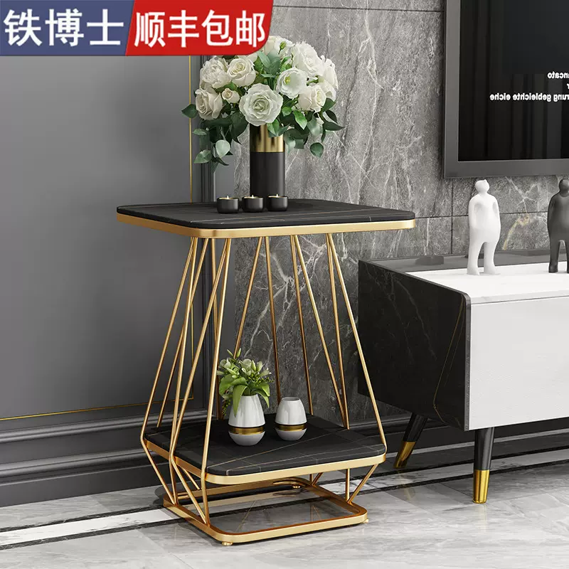 北欧花架阳台客厅落地式室内多层置物架简约大理石轻奢铁艺 北欧花架阳台客厅落地式室内多层置物架简约大理石轻奢铁艺