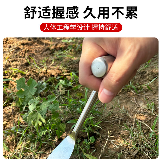 Small shovel stainless steel shovel gardening succulent shovel digging wild vegetables special shovel for agricultural weeding digging soil planting