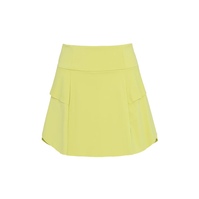 svg Golf Spring New Women's Solid Color Stretch Skirt Cake Skirt Fashion Short Skirt Sports Set
