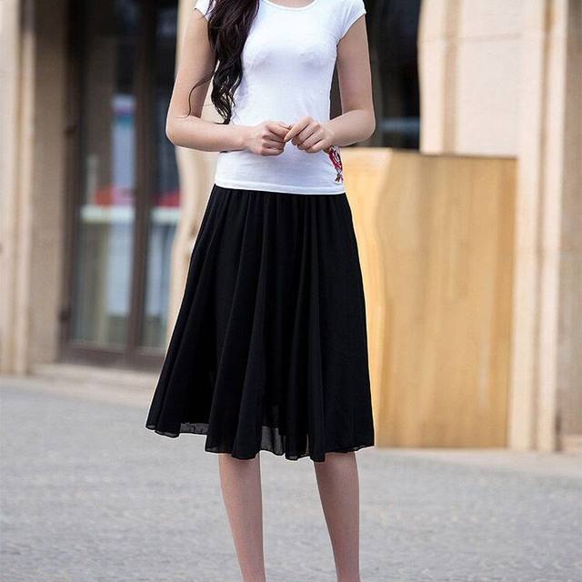 Summer skirt Children in summer, summer skirts, thin size umbrella skirt big skirt, short skirt, all -match A -line dancing skirt

