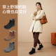 Pansy Japanese snow boots thickened with velvet, comfortable and warm non-slip short boots cotton shoes high-top winter women's shoes