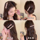 Hair comb upside down comb new non-slip bow bangs hairpin high skull style fashionable side broken hairpin headdress