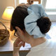 
French satin forest large intestine hair ring for women with high-end fashionable fashionable hair accessories buns and silk heads tied with hair