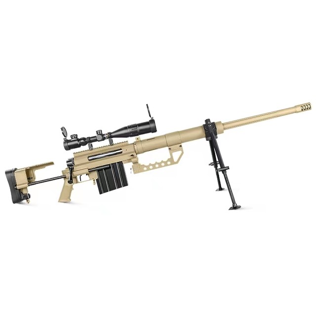 Jieying M200 veteran player's shell-throwing soft bullet gun dual-play chicken-same sniper rifle single-shot nylon pull-bolt boy