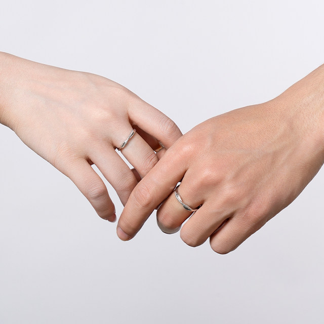 Cartilo Infinite Attached Couple Ring A pair of design ring birthday gift for boyfriend and girlfriend