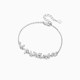 Catiro Shining Butterfly Dance Bracelet for Girls 925 Silver Light Luxury Niche Butterfly Design Birthday Gift for Girlfriend