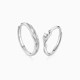 Cartilo tied branches couple ring S925 silver ring A pair of light luxury niche birthday gift for boyfriend and girlfriend