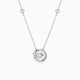 Cardiro Heart-moving Light Necklace for Women S925 Silver Light Luxury Niche Design Fashion Birthday Gift for Girlfriend