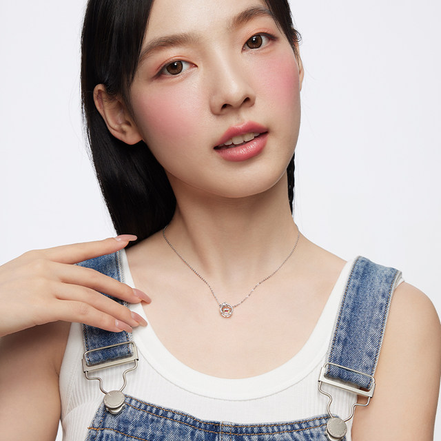 Catiro Magic Apple Necklace for Women S925 Silver Light Luxury Niche Design Clavicle Chain Birthday Gift for Girlfriend