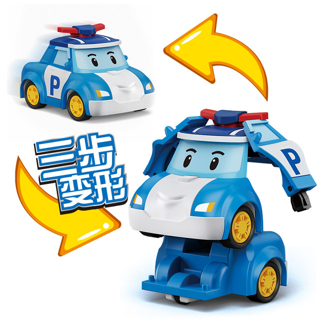 Poli Roy Roy Roy Royfire Fire Vehicle Ambrier Ambulance Children with Transformed Robot Toys