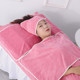 Beauty salon special Baotou towel, skin management towel, lint-free, absorbent, soft, with Velcro headband