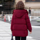 Middle-aged mother's winter clothing, thickened and warm down cotton clothing, stylish 2025 new style, middle-aged and elderly women's large size fashionable cotton clothing