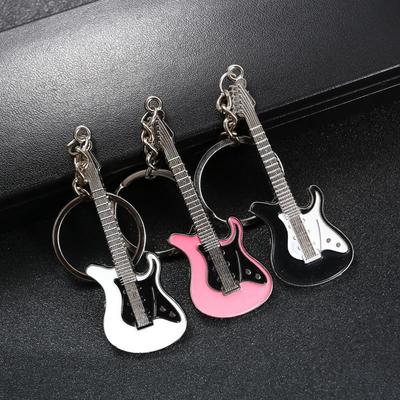 taobao agent Guitar, keychain, music musical instruments, pendant, Birthday gift