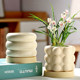 Ceramic succulent flower pot household green ivy exquisite white light luxury creative cream style succulent special pot large size