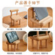 Creative solid wood stool mobile phone stand creative wooden small chair stand ipad flat lazy support stand cute desktop mobile phone ornaments drama chasing artifact