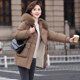 Duoying brand mother winter straight versatile warm down jacket 2025 new mid-length cotton jacket fashionable jacket