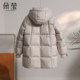 Mom's winter clothing, high-end brand down jacket, new middle-aged women's clothing, thickened cold-proof clothing, warm jacket for middle-aged and elderly people