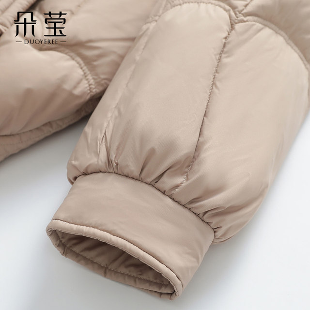 High-end brand mother's winter wear thickened down jacket 2025 new middle-aged women's clothing middle-aged and elderly style hooded jacket