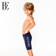 BE van der An children's swimming trunks boys' five-point pants professional training teenage boys' swimming trunks quick-working coach