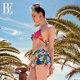 BE Fan De'an Island Series Bikini Women's Small Breast Push Up Skirt Style Slim Resort Style Hot Spring