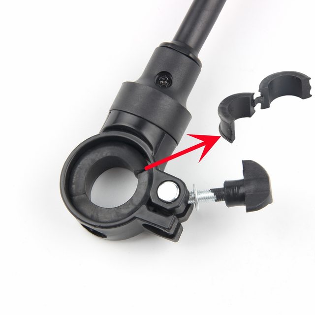 
Motorcycle electric vehicle spotlight bracket tube clamp rubber grid anti-slip spacer guard bar shock absorber handlebar gasket