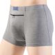 Men's underwear Model with zipper pocket dad pockets with wallet pants pockets in the elderly flat -angle anti -theft pants head
