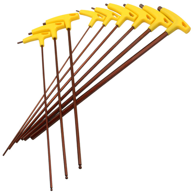 Hexagonal wrench set single T-shaped hexagonal screwdriver tool extended inner hexagonal hexagonal metric 6mm