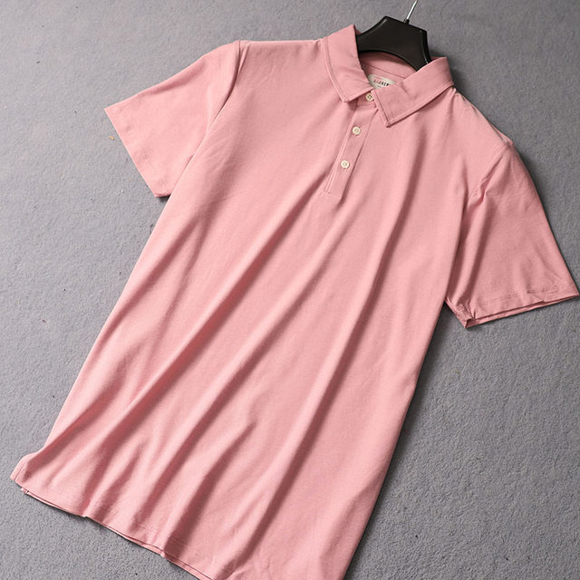 Supima cotton outdoor sports golf POLO shirt cool soft and comfortable sweat-absorbing and breathable Golf short-sleeved T-shirt