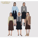 Scofield women's simple and elegant A-line skirt commuter pleated skirt summer skirt