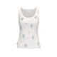 XIAOLI Xiaoli Fashion New White Blue Floral Sports Knitted Vest CHENSHOP Designer Buyer Store