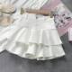 
Ruffled denim skirt for women 2025 summer new versatile high-waisted small sweet and hot girl slim short skirt