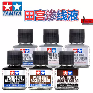 Tamiya 87140 Panel Line Accent Color Dark Brown 40ml - WAH WAH