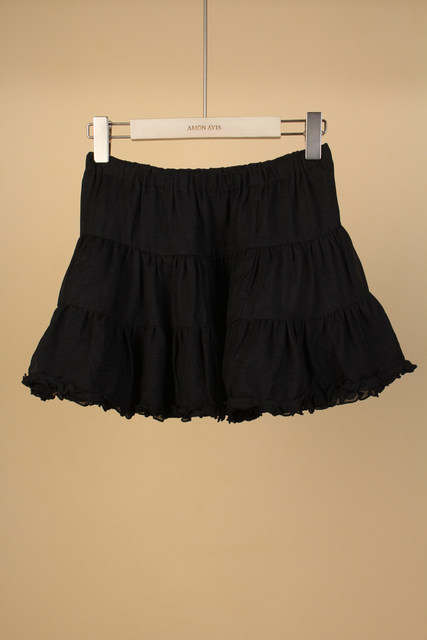 BK196 vintage vintage Japanese sweet style literary forest retro gauze skirt cake skirt summer short skirt