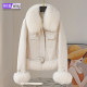 Imported real fox fur coat for women 2025 winter socialite literary sweet warm fur collar goose down jacket